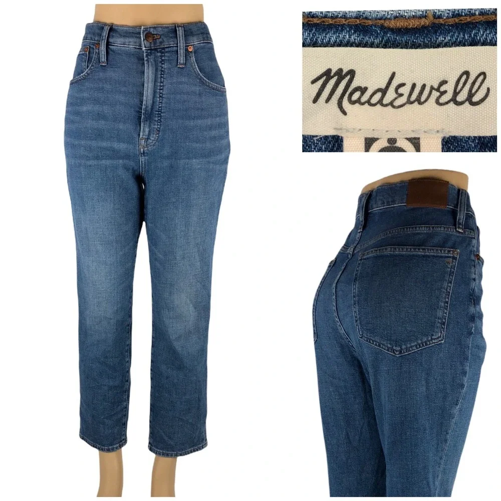 Madewell 32 X 25 (actual) The Perfect Vintage High Rise Cotton Blend Size 30